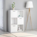 VIDAXL Armoire de rangement Blanc 60x29,5x90 cm Bois d'ingenierie