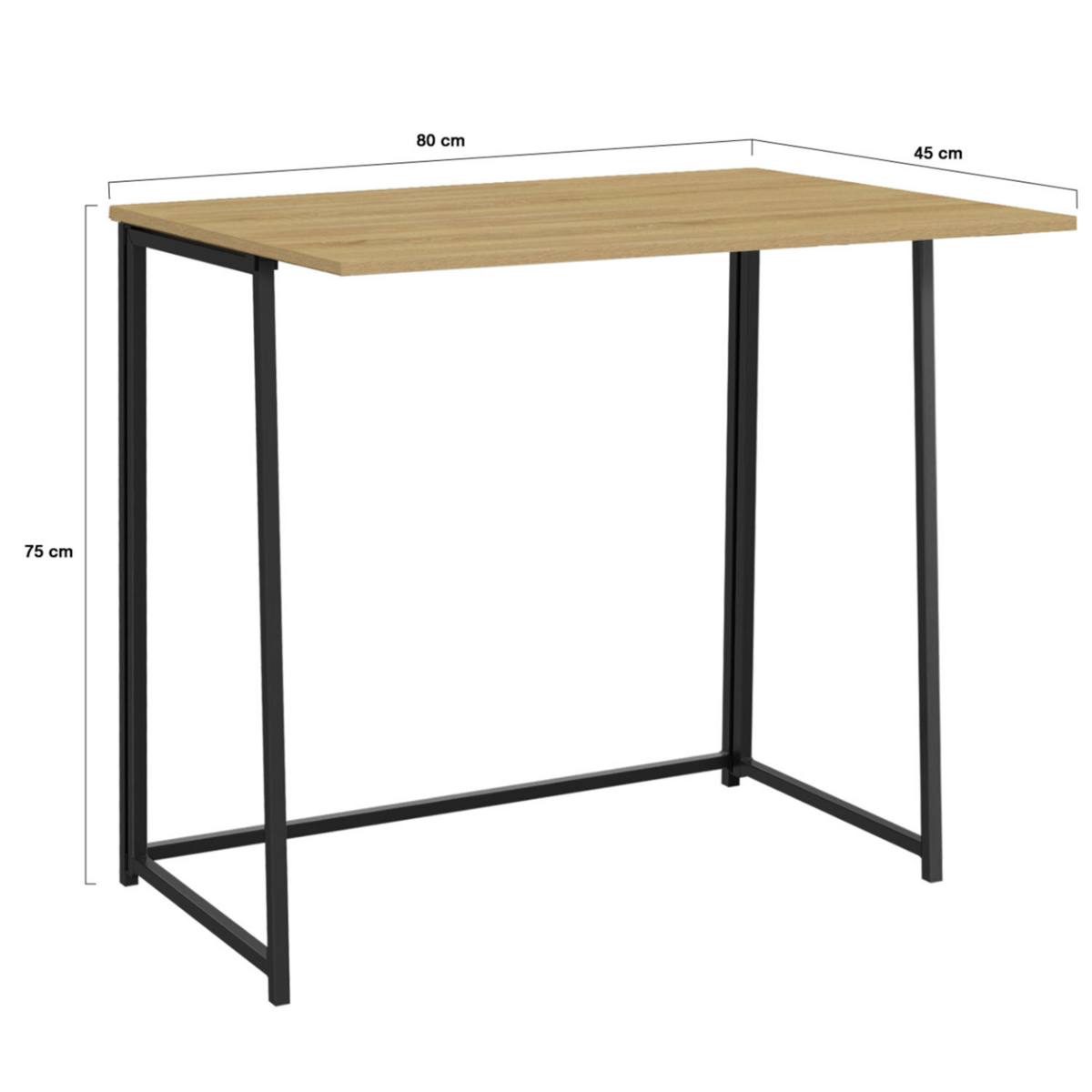 ID MARKET Bureau pliable DETROIT design industriel