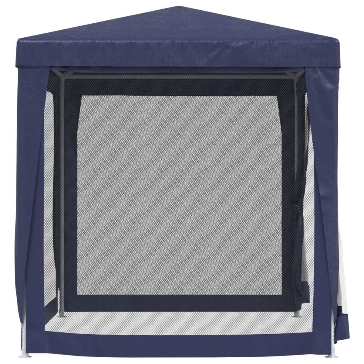 VIDAXL Tente de fete avec 4 parois laterales en maille Bleu 2x2 m PEHD