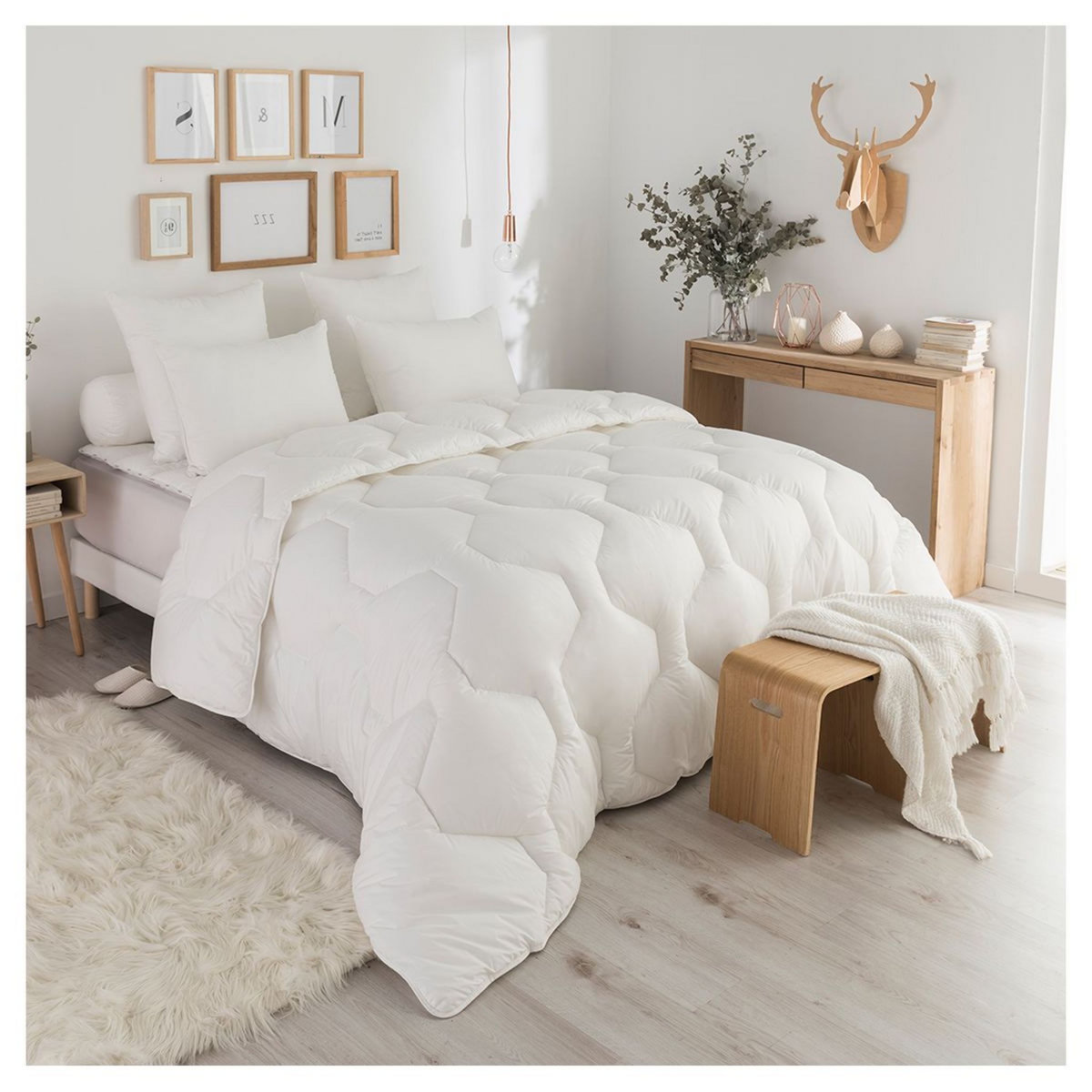 DODO Couette tempérée douce et aérée respirante 300 g/m²