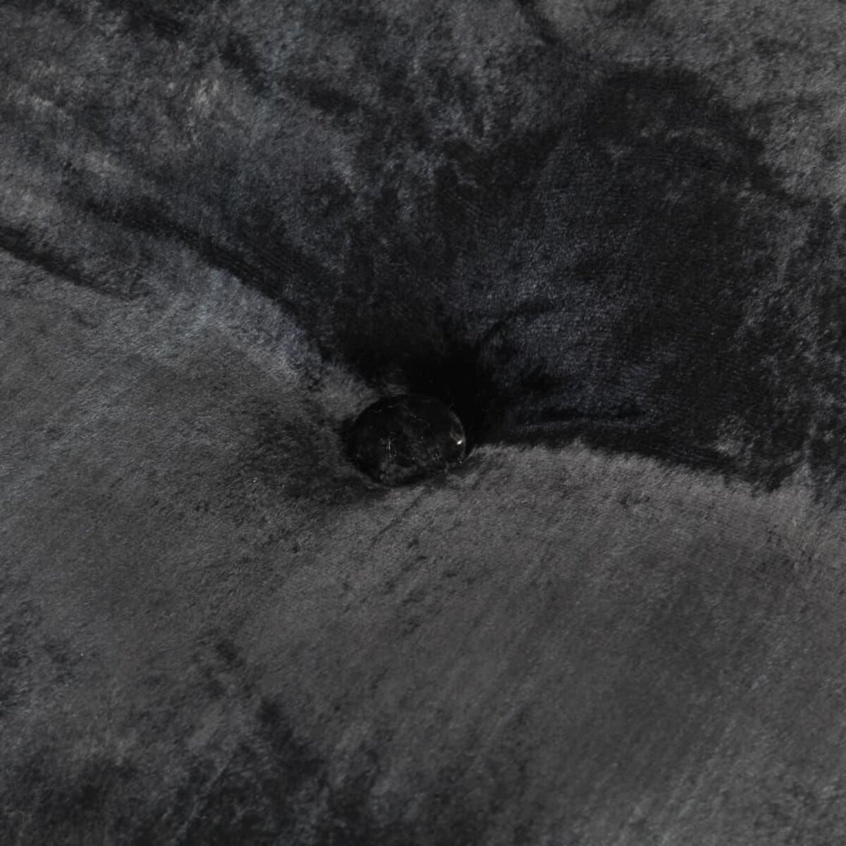 VIDAXL Pouf Rond Velours 40x20 cm Anthracite