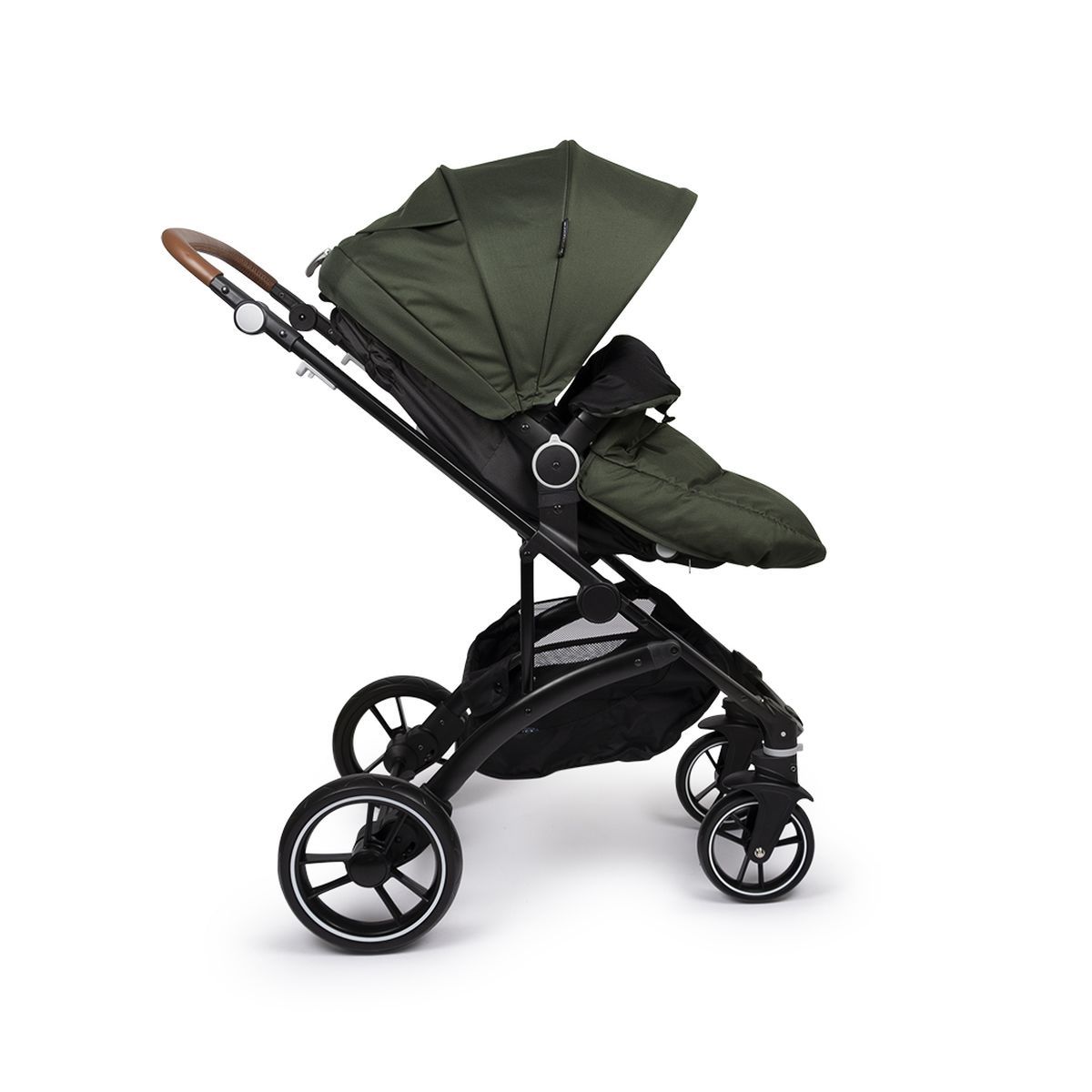 LITTLE WORLD Poussette combinée 3 en 1 City Walker kaki