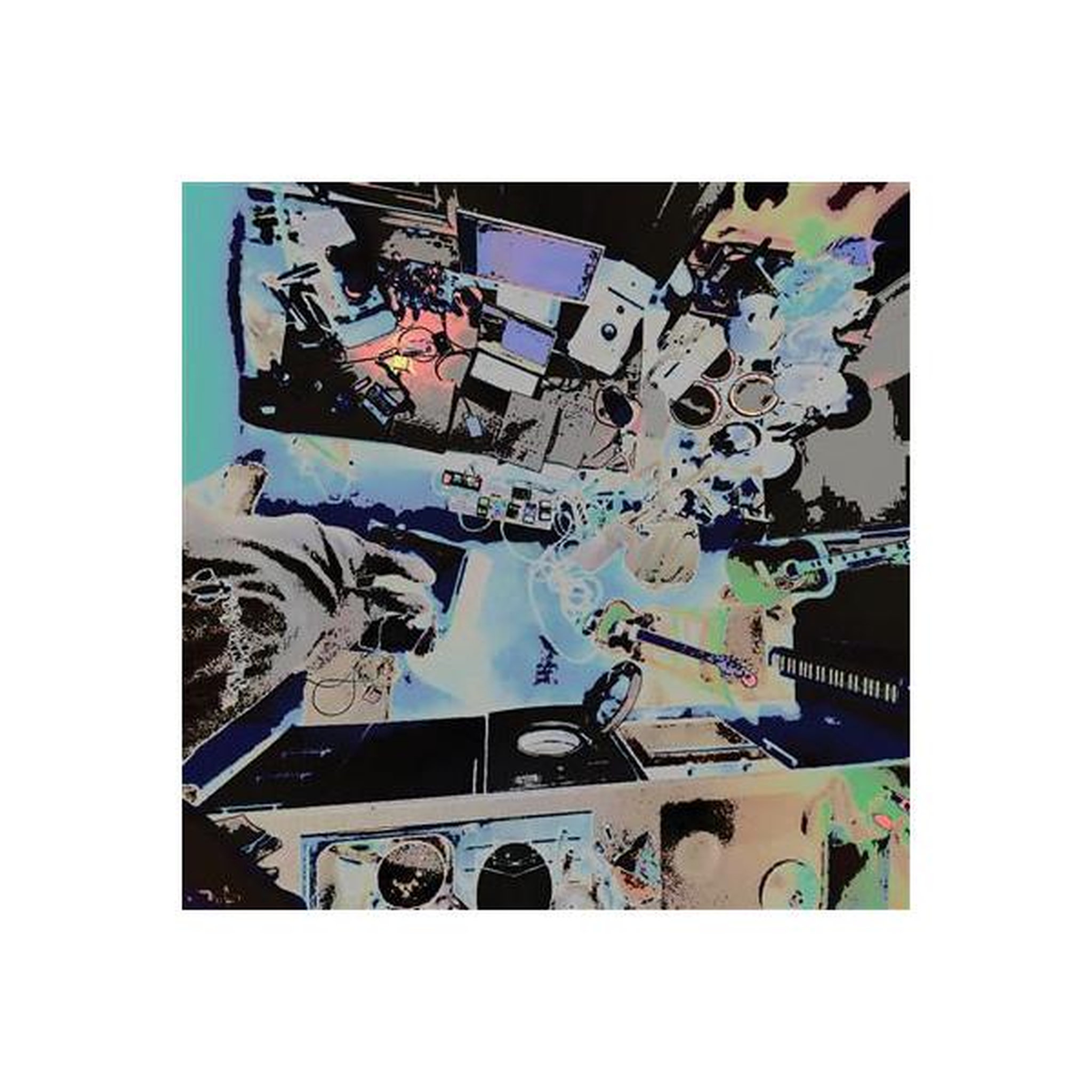 N/A Eterna debunker cd album section1 dance downtempo, 1 disque, pochette noir blanc bleu en collage