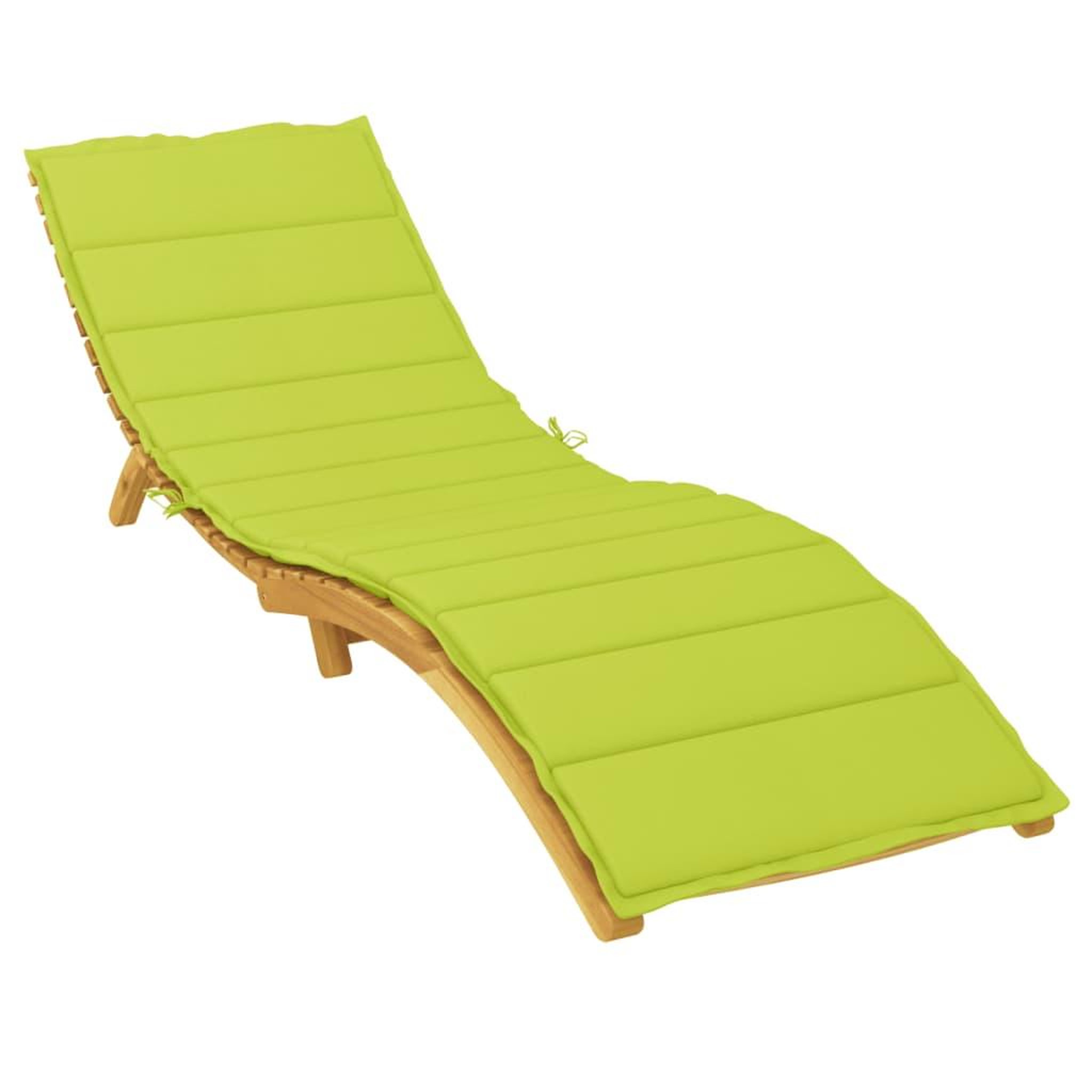 Voir la diapositive 3 : VIDAXL Coussin de chaise longue vert vif 200x50x3 cm tissu oxford