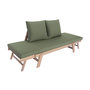 Voir la diapositive 5 : SWEEEK Banquette de jardin bois d'acacia 2/3 places JALANCE 155 / 200 x 72 x 74.5cm