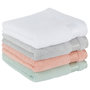 Voir la diapositive 3 : ACTUEL Serviette de toilette unie en coton qualité Zéro twist 450g/m² 