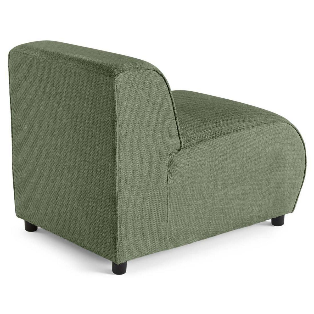 LISA DESIGN Suaro - module d'assise sans accoudoirs en tissu texturé