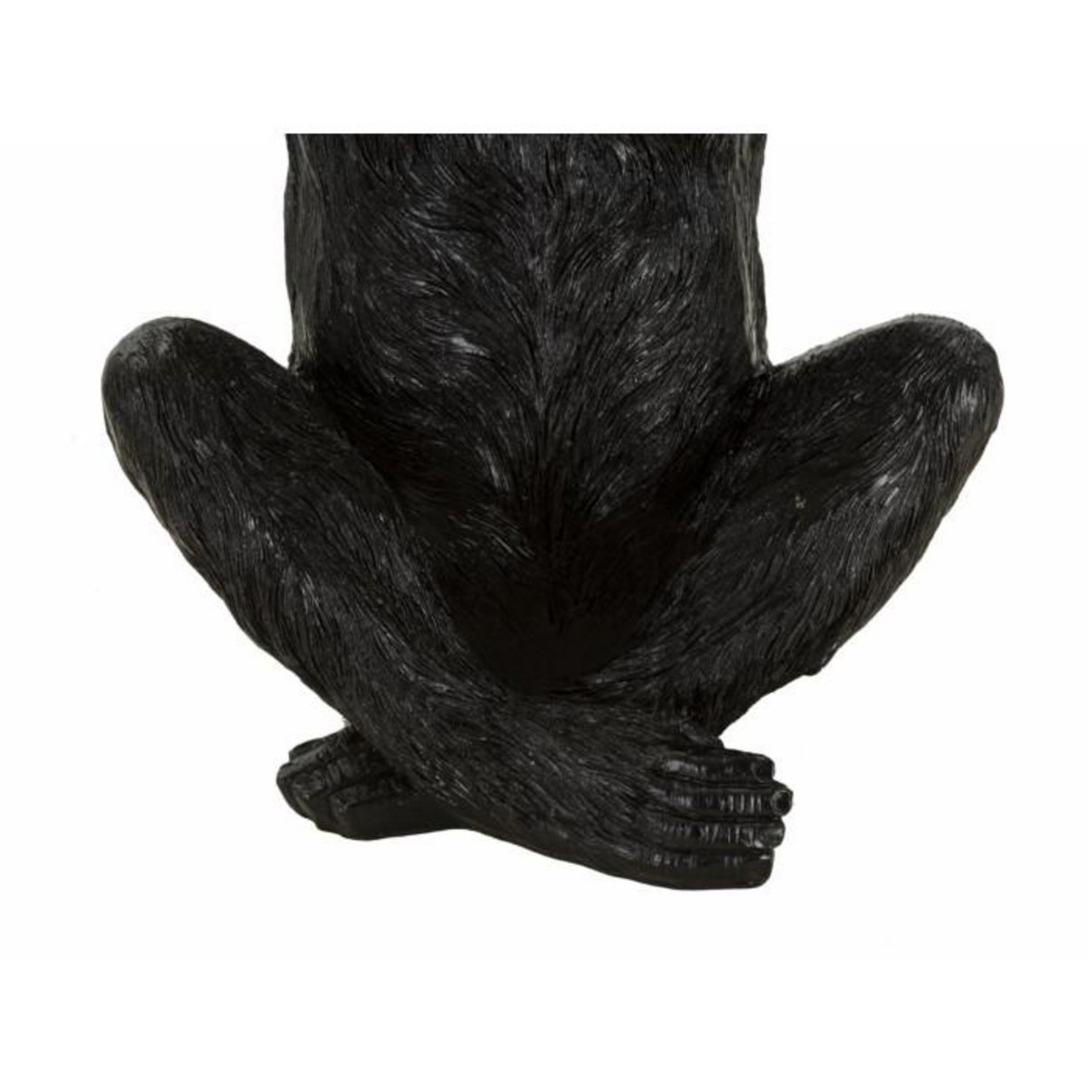 Paris Prix Vide-Poche Statuette Singe  Banane  31cm Noir & Or