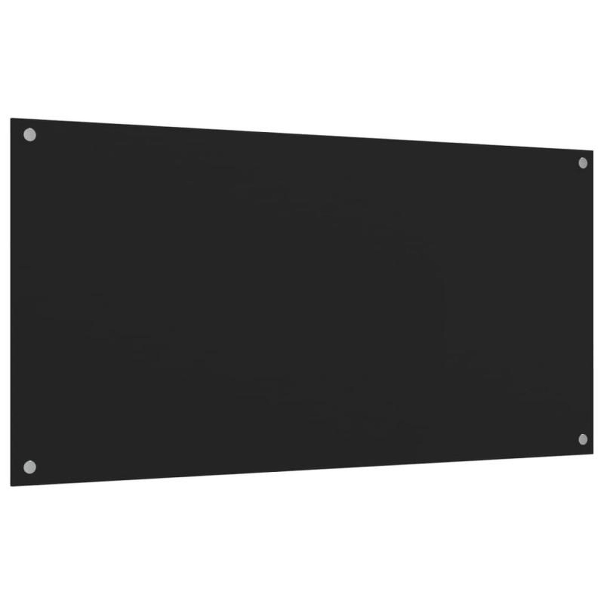 Voir la diapositive 4 : VIDAXL Dosserets de cuisine 2 pcs noir 80x50 cm verre trempé