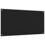 Voir la diapositive 4 : VIDAXL Dosserets de cuisine 2 pcs noir 80x50 cm verre trempé