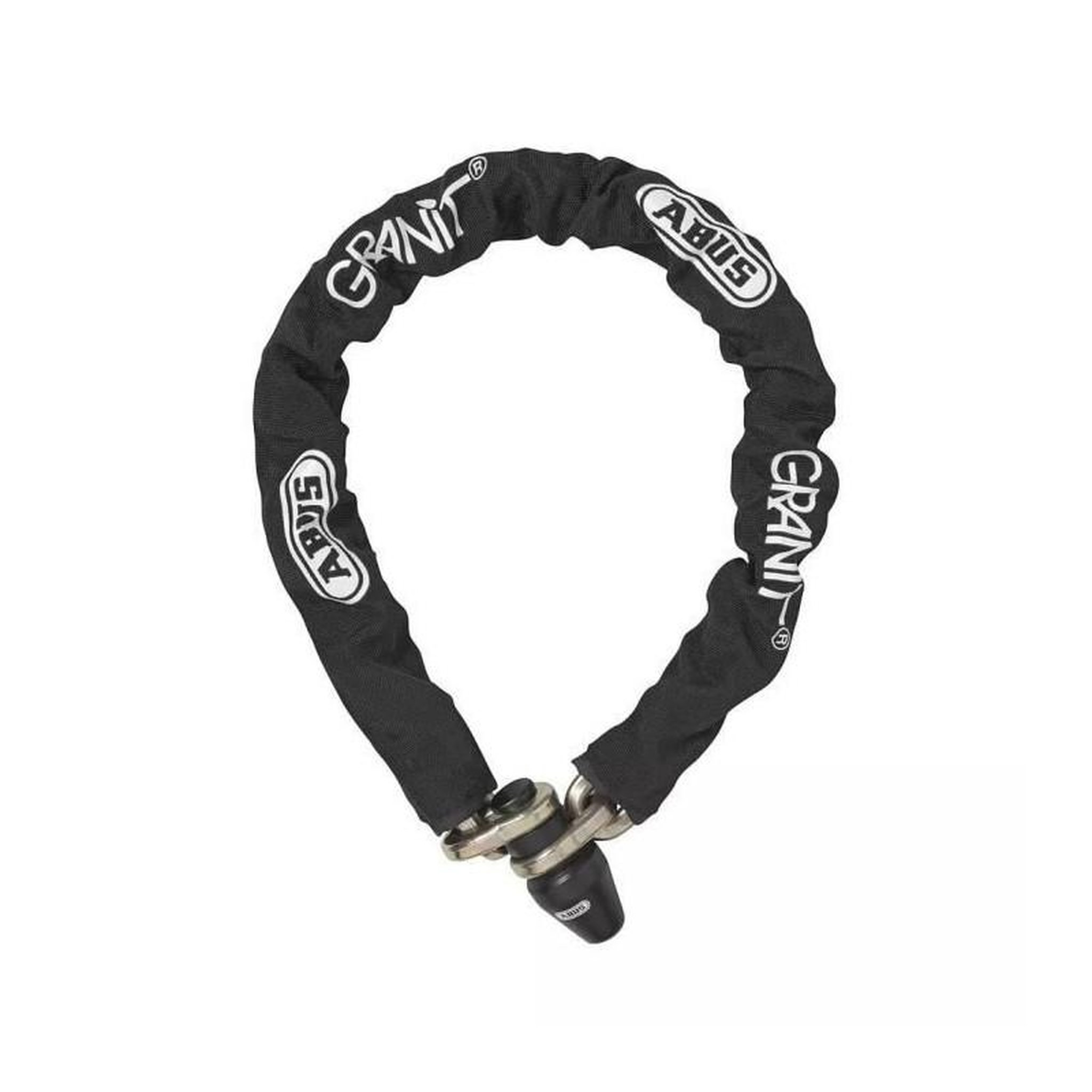 ABUS Antivol de chaîne monobloc - ABUS - 1480/120 - Maillons 14 mm - Gainage tissu - Cylindre XPlus