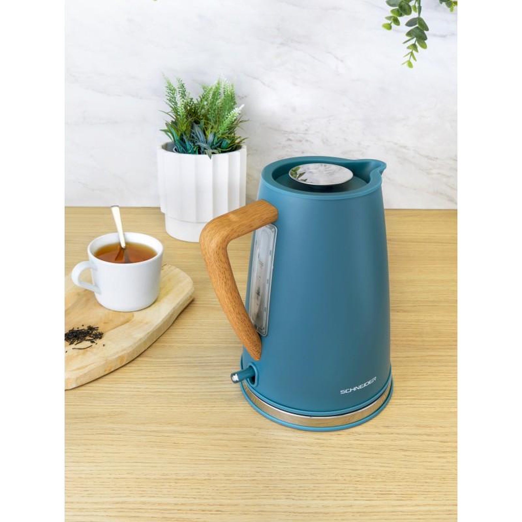 Voir la diapositive 5 : SCHNEIDER Bouilloire vintage feeling s 1,7l 2200w scken17bl schneider