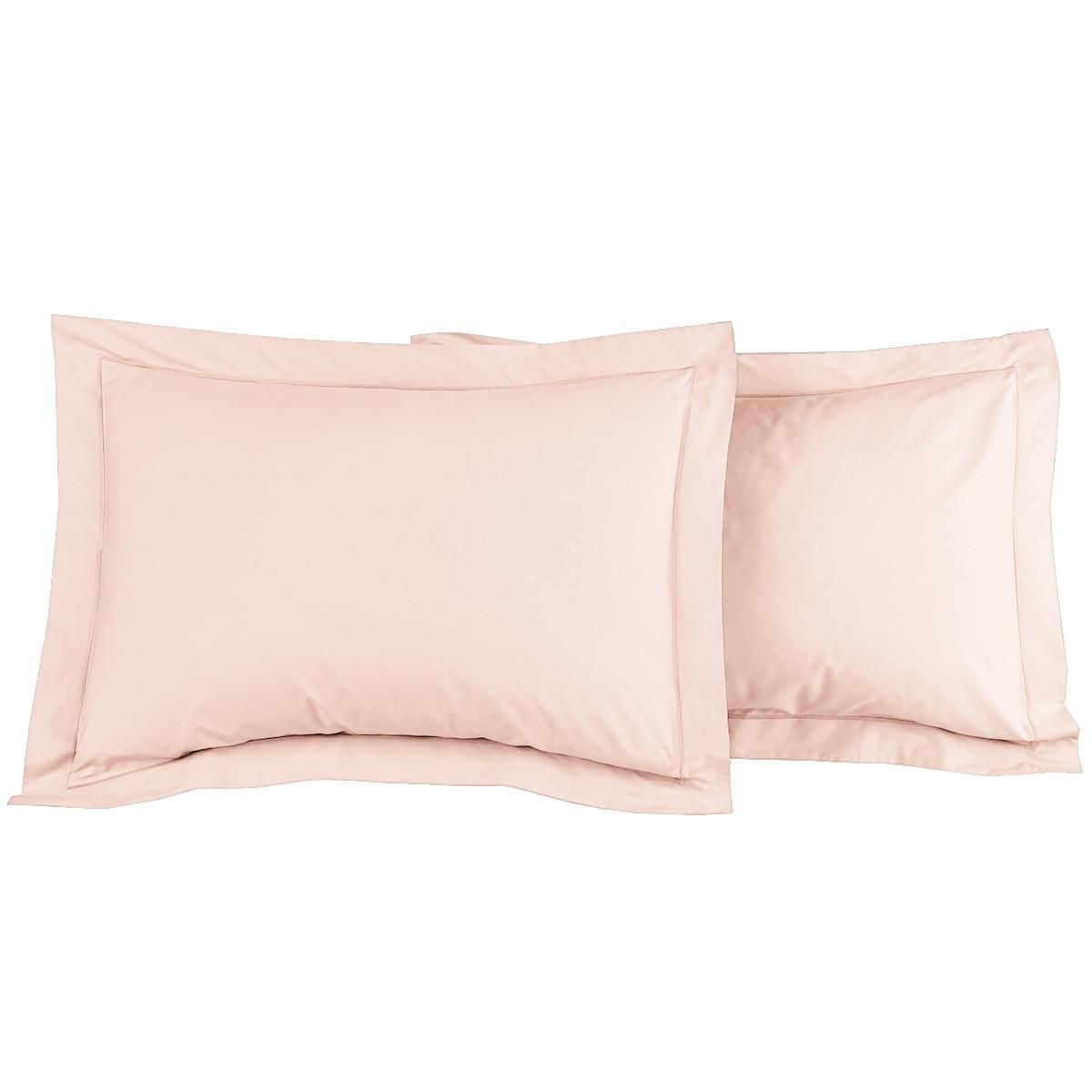 Sensei Maison Lot de 2 taies d'oreiller en percale de coton SOFT PERCALE