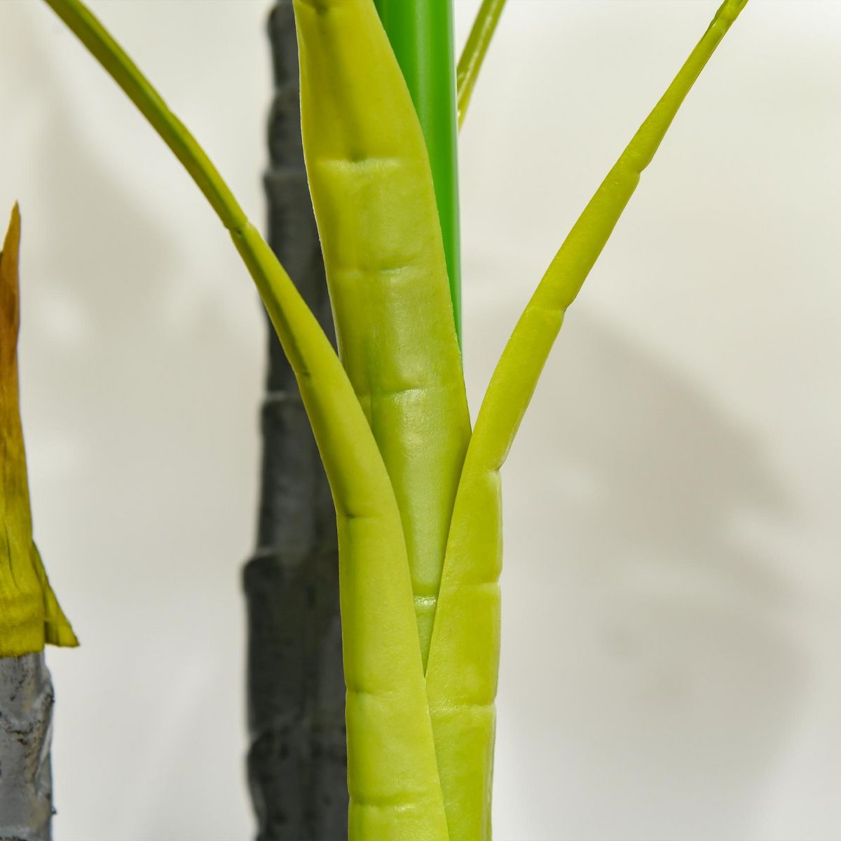 HOMCOM HOMCOM Arbre artificiel plante artificielle monstera H.1,2 m tronc branches lichen feuilles de tortue grand réalisme pot inclus