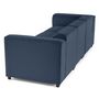 Voir la diapositive 6 : LISA DESIGN Suaro - canapé modulable 3 places en tissu texturé