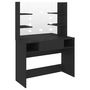 Voir la diapositive 5 : VIDAXL Table de maquillage avec eclairage LED 100x40x135 cm MDF Noir