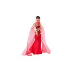 BARBIE Poupée Barbie Signature Rouge avec motifs dorés