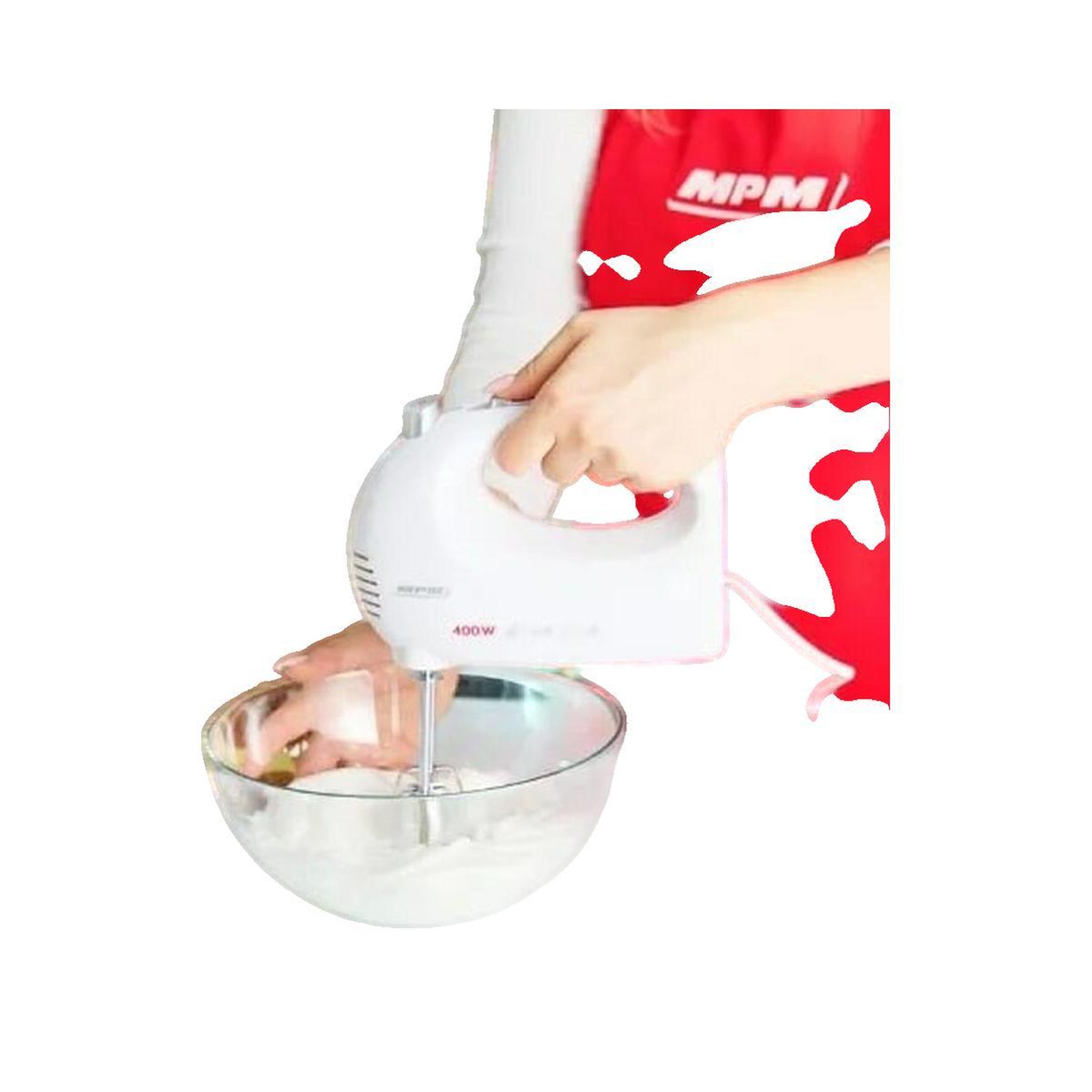 Voir la diapositive 3 : MPM Batteur Mpm MMR-25 blanc