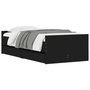 Voir la diapositive 4 : VIDAXL Cadre de lit sans matelas noir 75x190 cm