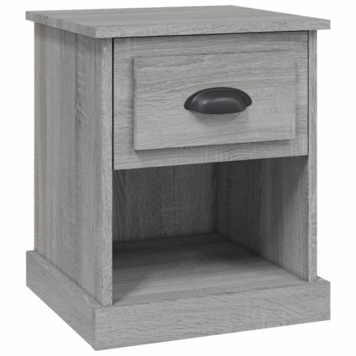 VIDAXL Table de chevet sonoma gris 39x39x47,5 cm bois d ingénierie