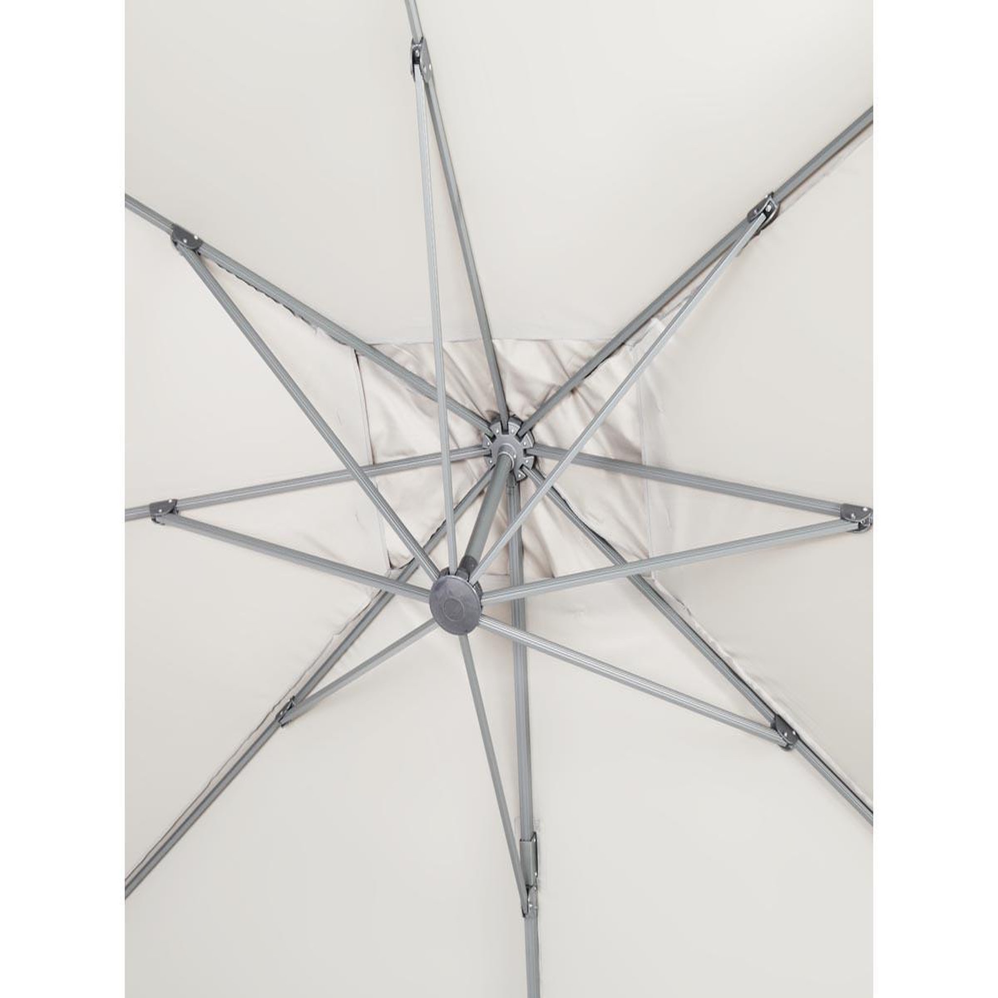 Voir la diapositive 4 : Habitat et Jardin Parasol jardin déporté alu  sun 4  3 x 4 m - ecru