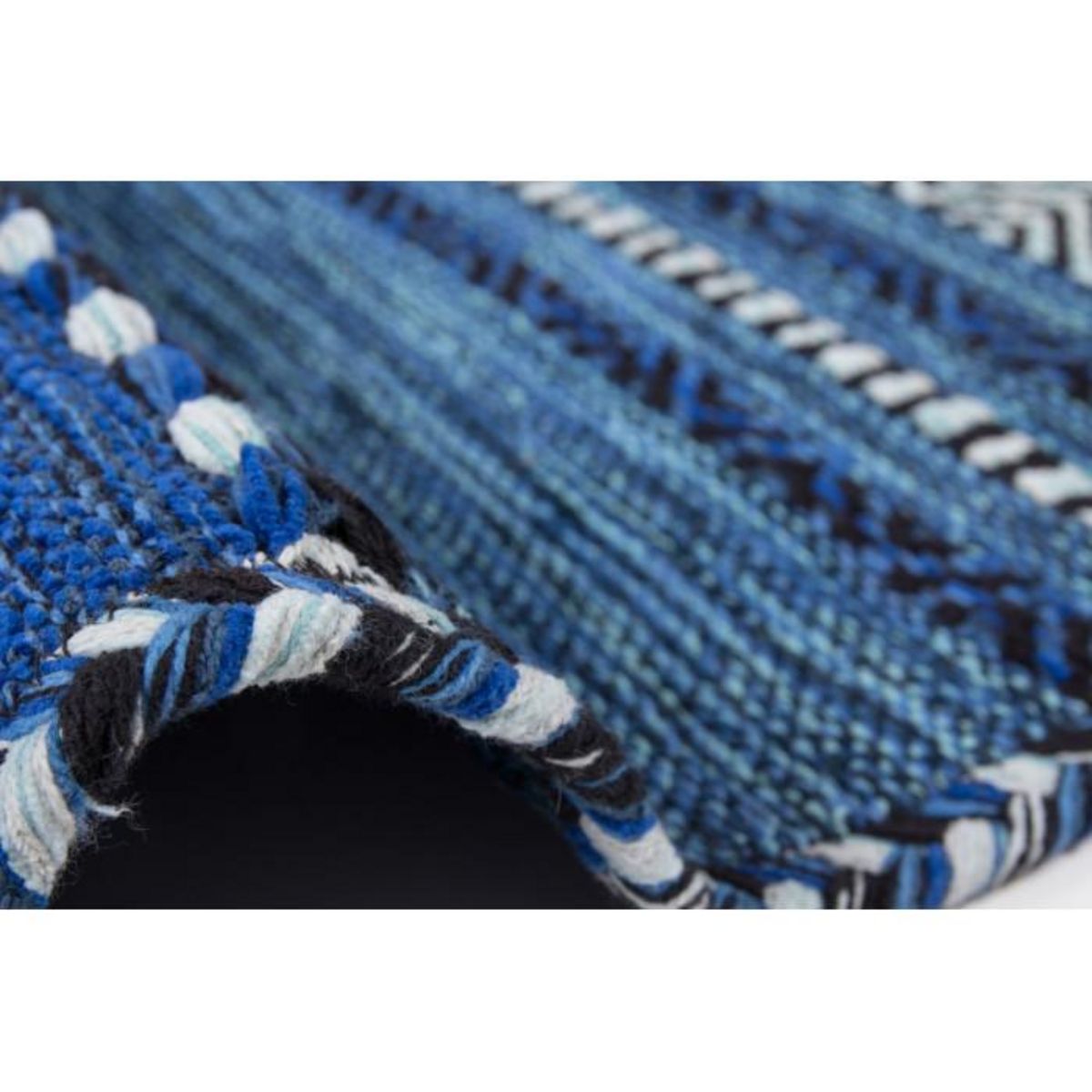 Paris Prix Tapis Ethnique Tissé à la Main  Alhambra  Bleu