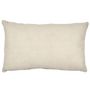 Voir la diapositive 2 : Paris Prix Coussin Déco  Palmier  30x50cm Naturel & Blanc