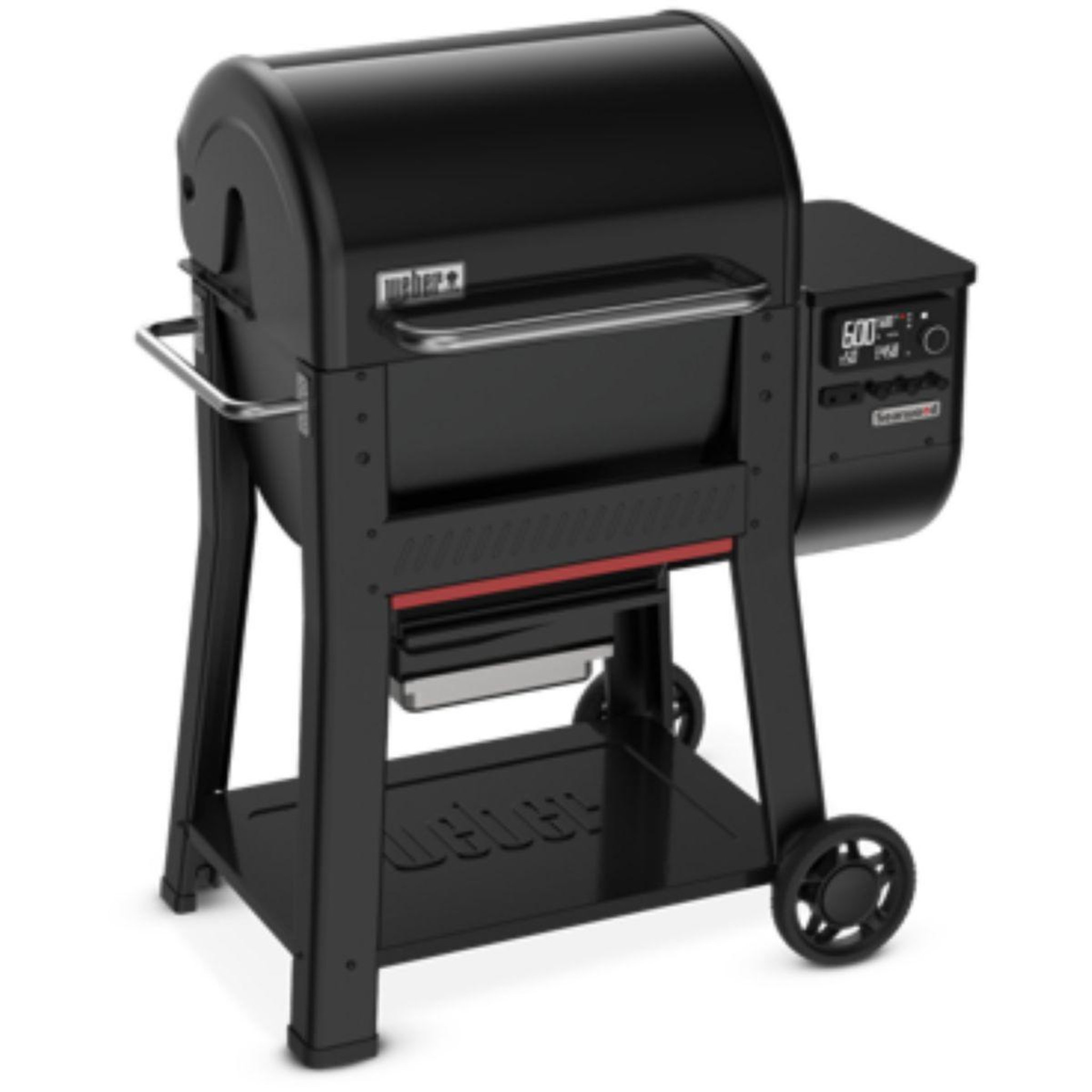 Weber Barbecue pellet Searwood 600 black, sur chariot, surface de cuisson 61 x 45cm, thermostat digital