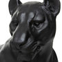 Voir la diapositive 2 : ATMOSPHERA Statuette Déco  Léopard Couché  80cm Noir
