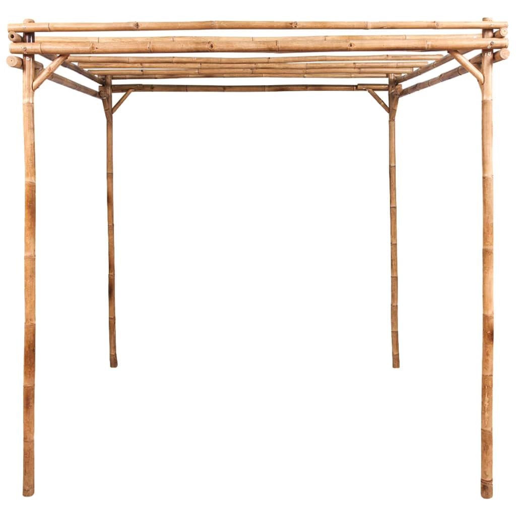Voir la diapositive 2 : VIDAXL Pergola bambou 170x170x220 cm