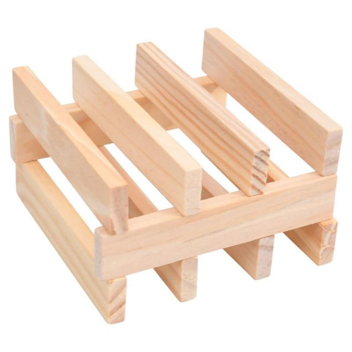 VIDAXL Ensemble de blocs de construction en bois 150 pcs Pin peint