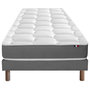 Voir la diapositive 1 : IDLITERIE Ensemble matelas mémoire de forme et mousse HR ZENITH avec sommier - confort français