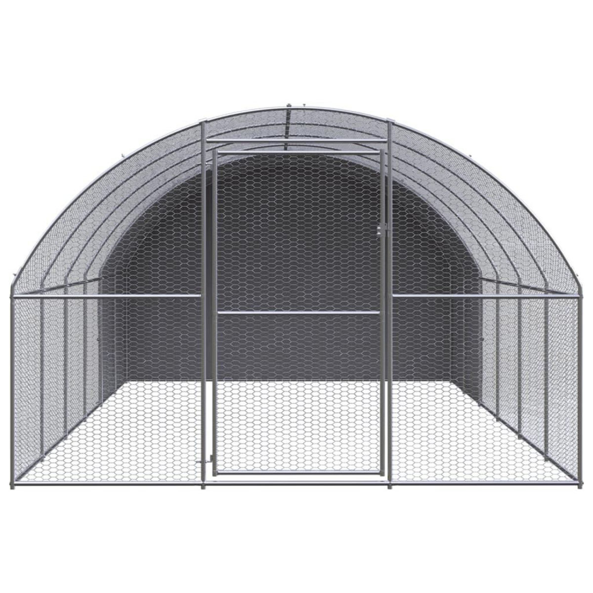 VIDAXL Poulailler d'exterieur 3x6x2 m Acier galvanise