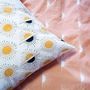 Voir la diapositive 5 : COTE DECO Housse de couette 260x240 TERRAMEA + 2 taies 100% coton adouci 57 fils/cm2