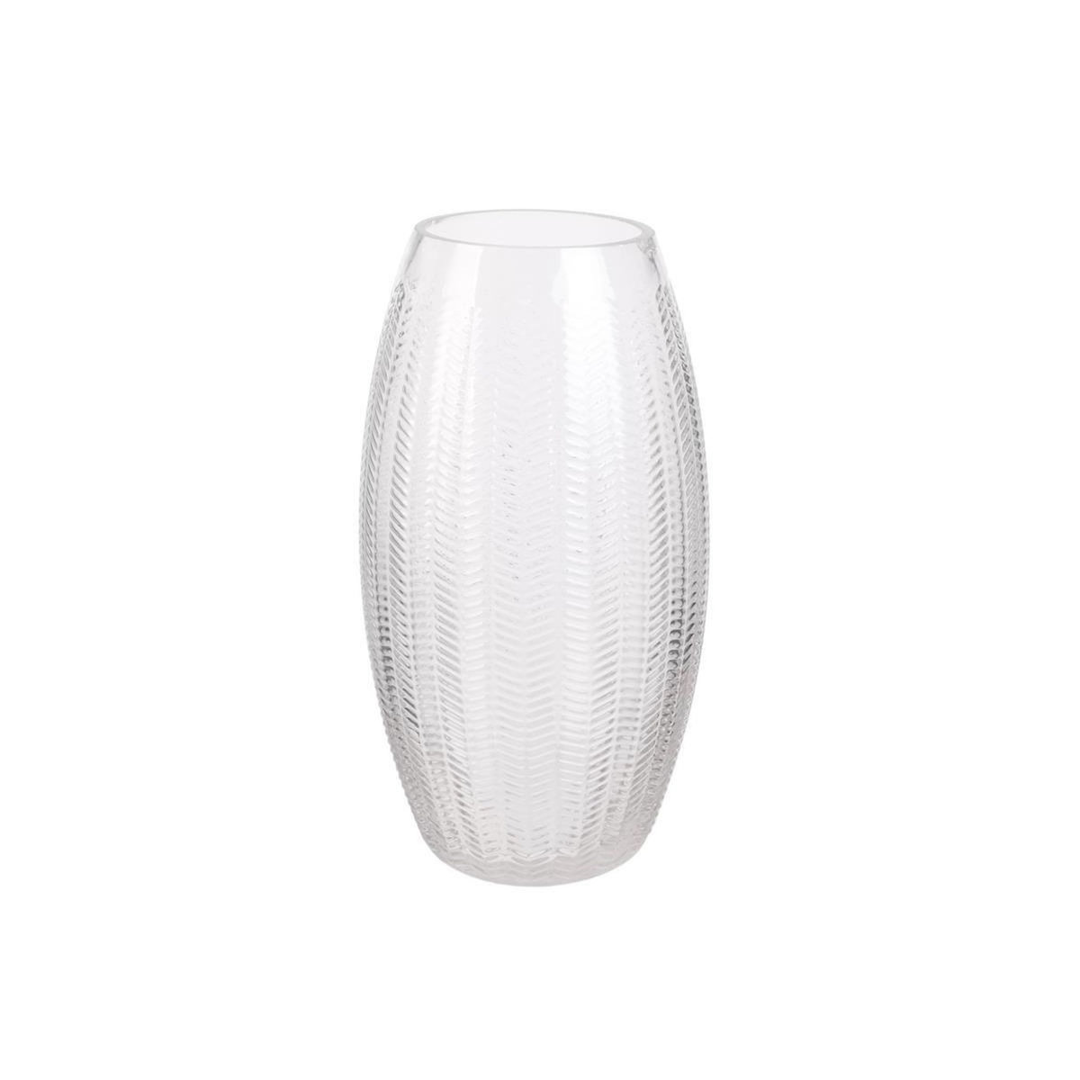 Paris Prix Vase Déco en Verre  Magnolia  30cm Transparent