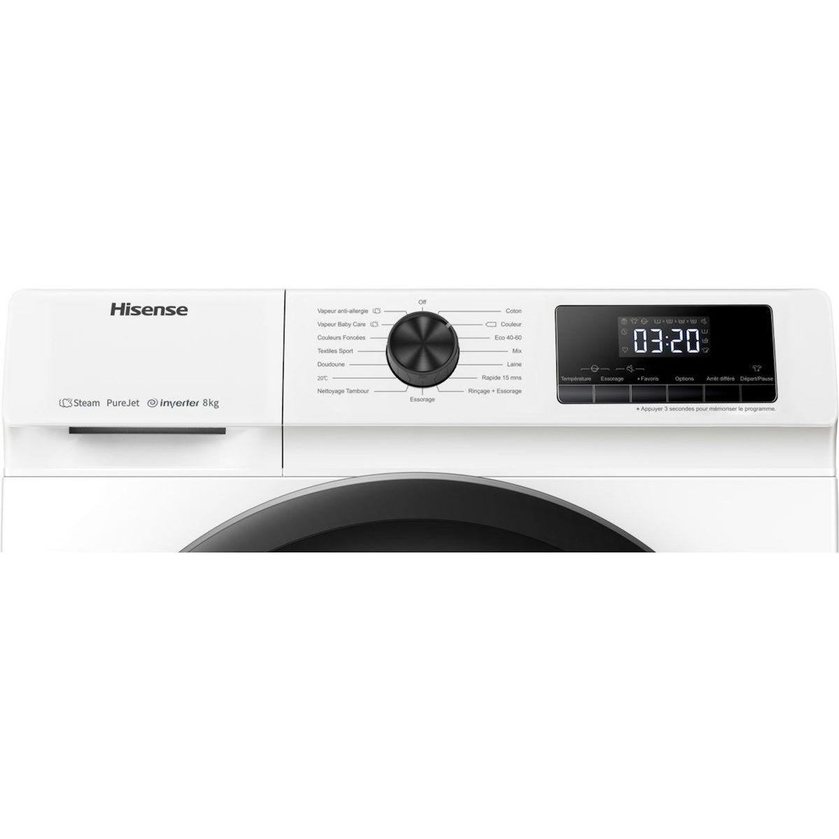 Hisense Lave linge hublot W814QAEJM