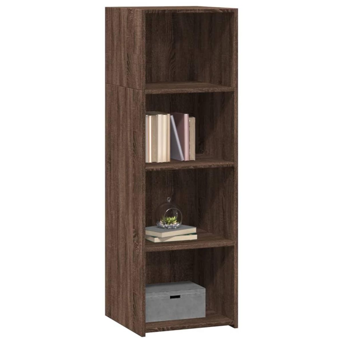 VIDAXL Buffet haut chene marron 40x41x124 cm bois d'ingenierie