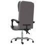 Voir la diapositive 5 : VIDAXL Fauteuil inclinable de bureau Gris Similicuir