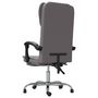 Voir la diapositive 5 : VIDAXL Fauteuil inclinable de bureau Gris Similicuir
