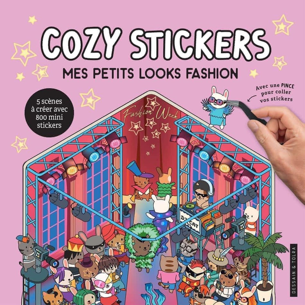 MES PETITS LOOKS FASHION. 5 SCENES A CREER AVEC 800 MINI STICKERS, Boyer Alain