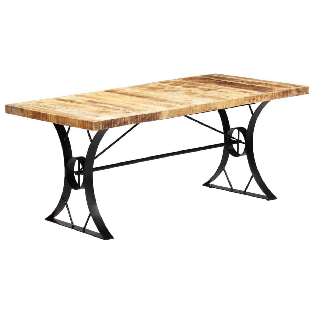 VIDAXL Table a manger 180x90x76 cm Bois de manguier massif
