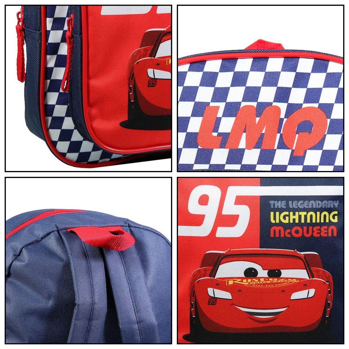 Bagtrotter BAGTROTTER Sac à dos 31 cm avec poche maternelle  Cars Rouge et bleu