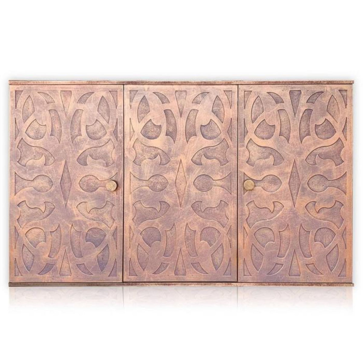 Paris Prix Buffet en Bois Sculpté  Malarmé  120cm Cuivre