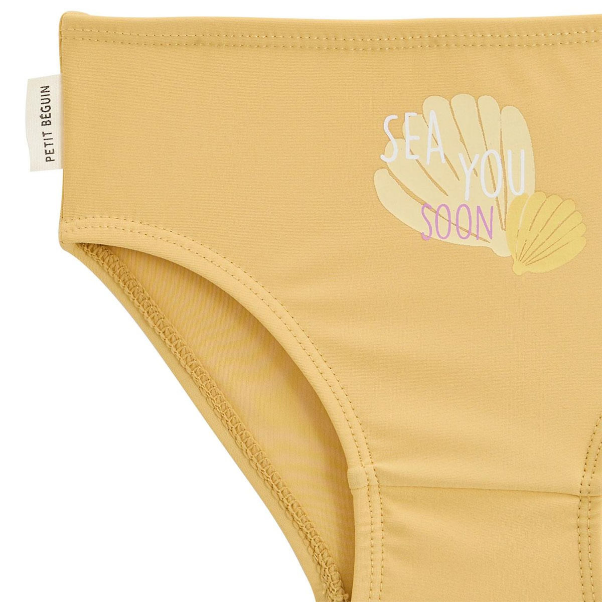 Petit Béguin Maillot de bain bébé 2 pièces t-shirt de protection UV et culotte Porticcio