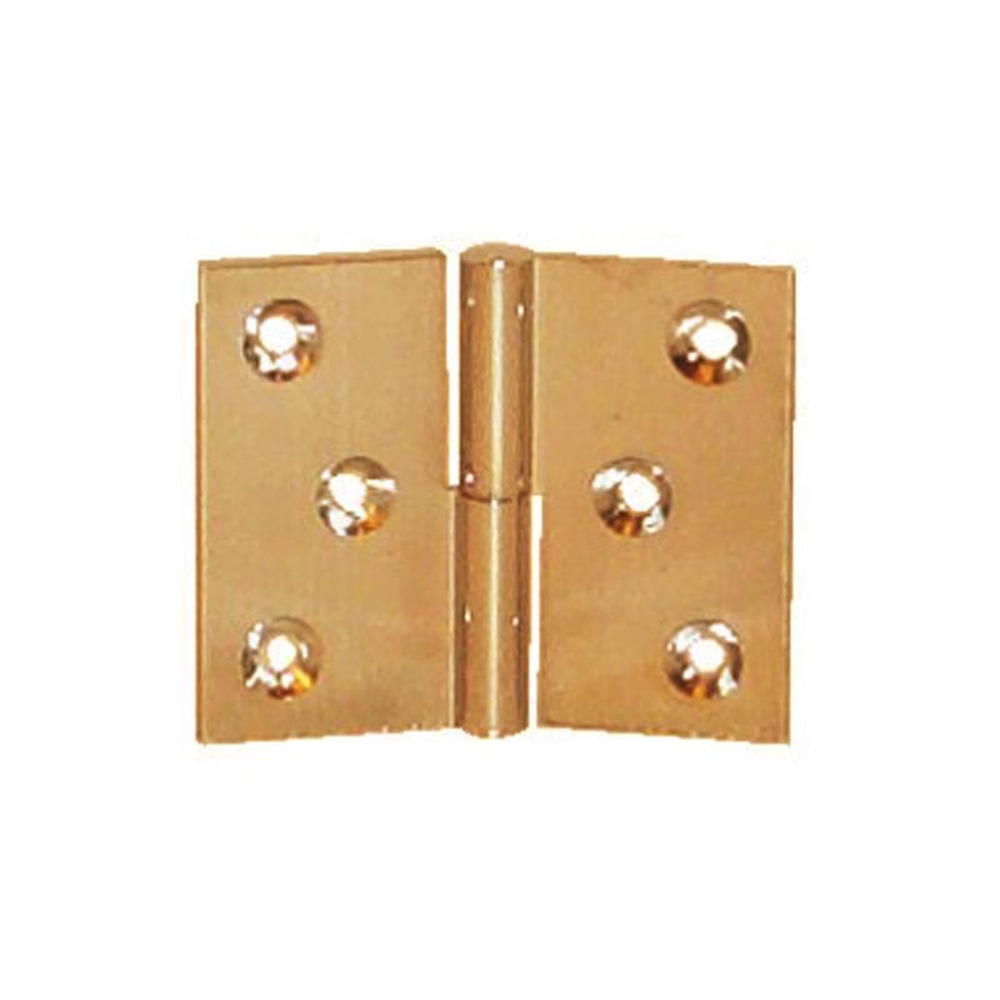 NOTRE SELECTION Paumelle laiton poli en 30x40mm gauche nœud de 6mm axe acier PO3240S10