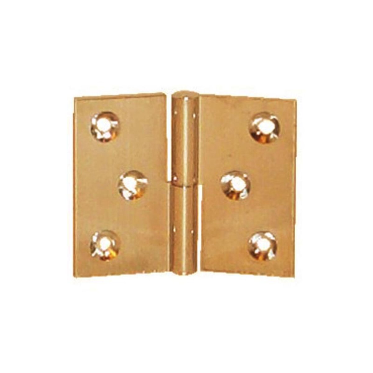 NOTRE SELECTION Paumelle laiton poli en 30x40mm gauche nœud de 6mm axe acier PO3240S10