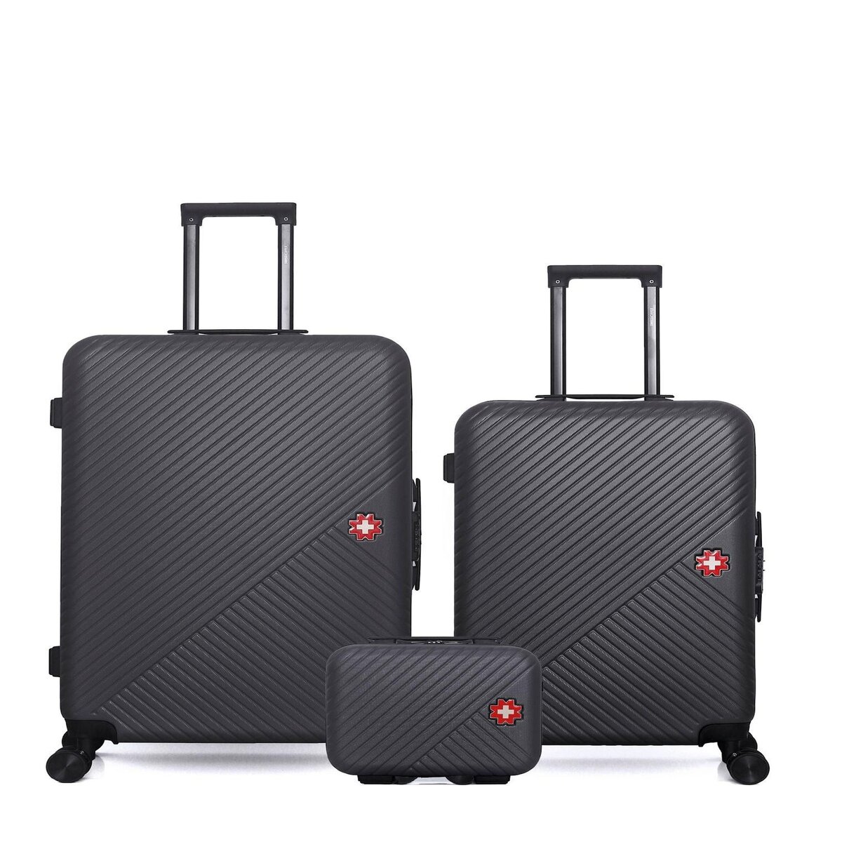 SWISS KOPPER SWISS KOPPER - LOT DE 3 - Valises grand format, weekend et vanity SPIEZ