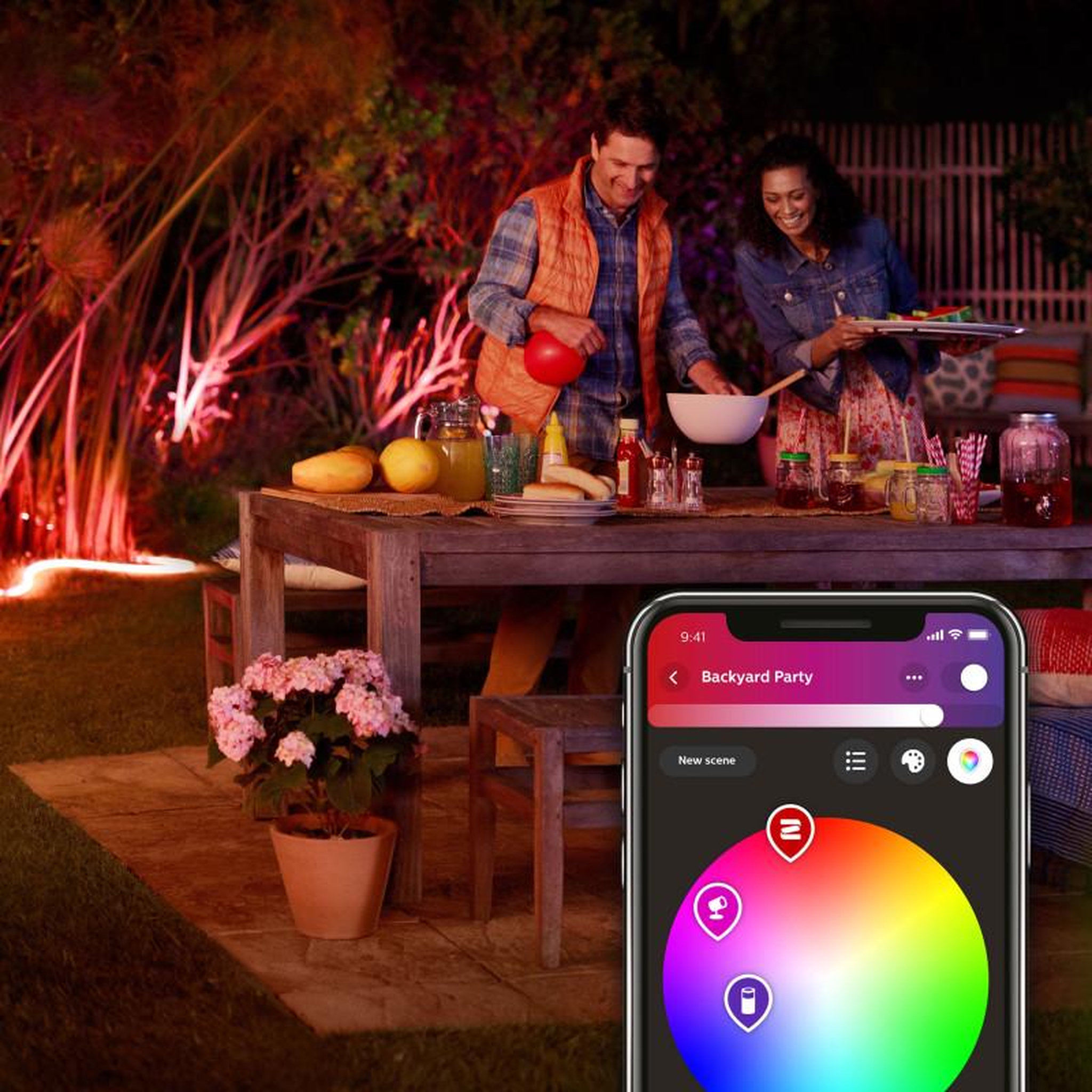 Voir la diapositive 4 : PHILIPS HUE MAISON CONNECTEE PHILIPS HUE HUE-LIGHTSTRIP-5M