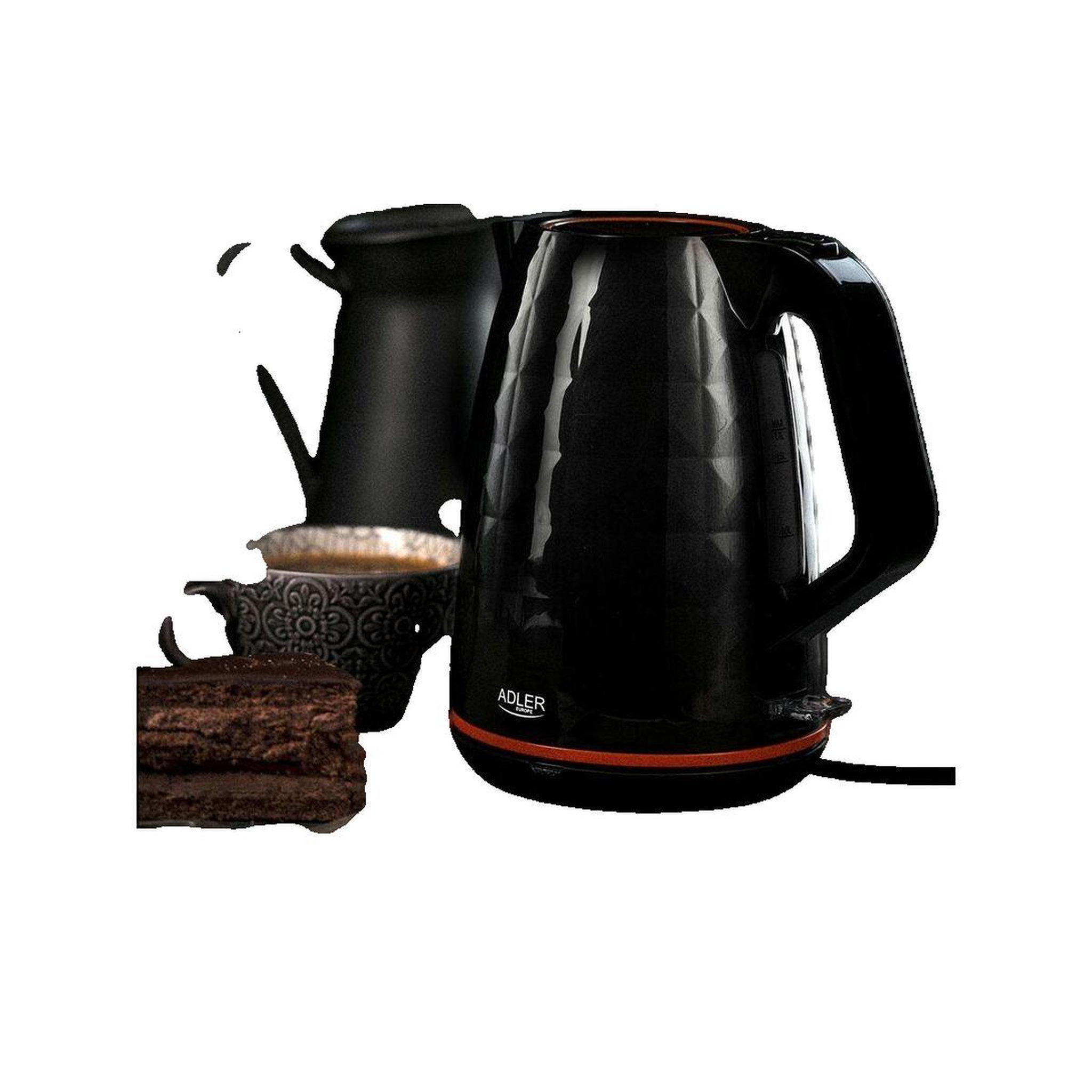 Voir la diapositive 3 : ADLER Bouilloire Adler AD 1277 B 1,7 litre noir