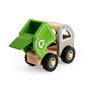 Voir la diapositive 2 : BIGJIGS Mini camion de recyclage en bois